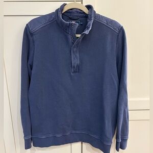 Men’s Vineyard Vines sz medium distressed navy pullover sweatshirt
